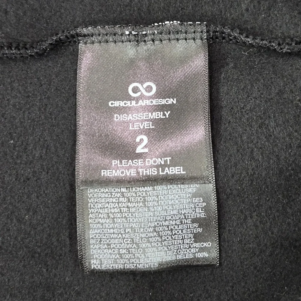 The North Face Men Jacket‎ XXL Black Alpine 100 Embroidered Fleece Logo